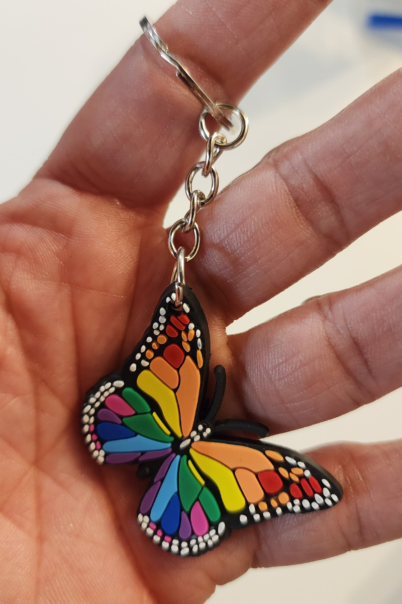 (NEW) Bloom & Believe Butterfly Keychain