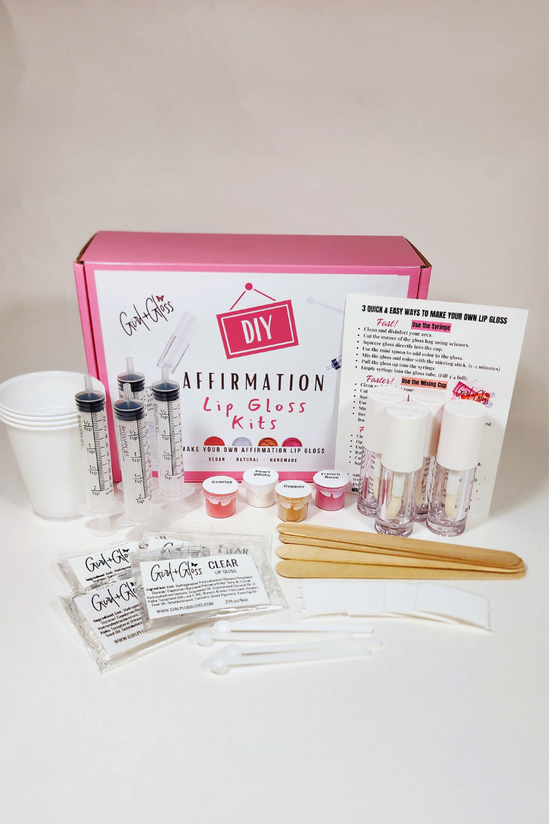 Girl+Gloss DIY Affirmation Lip Gloss Making kits