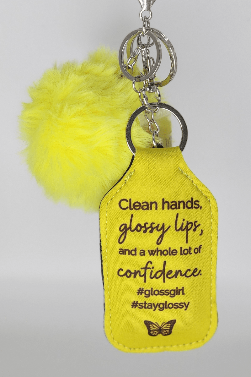Cute & Confident Lip Gloss Keychain