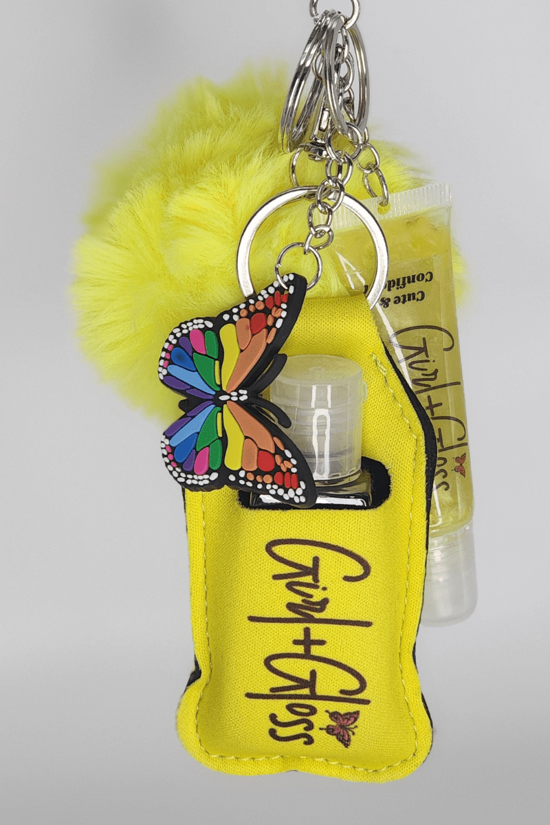 Cute & Confident Lip Gloss Keychain