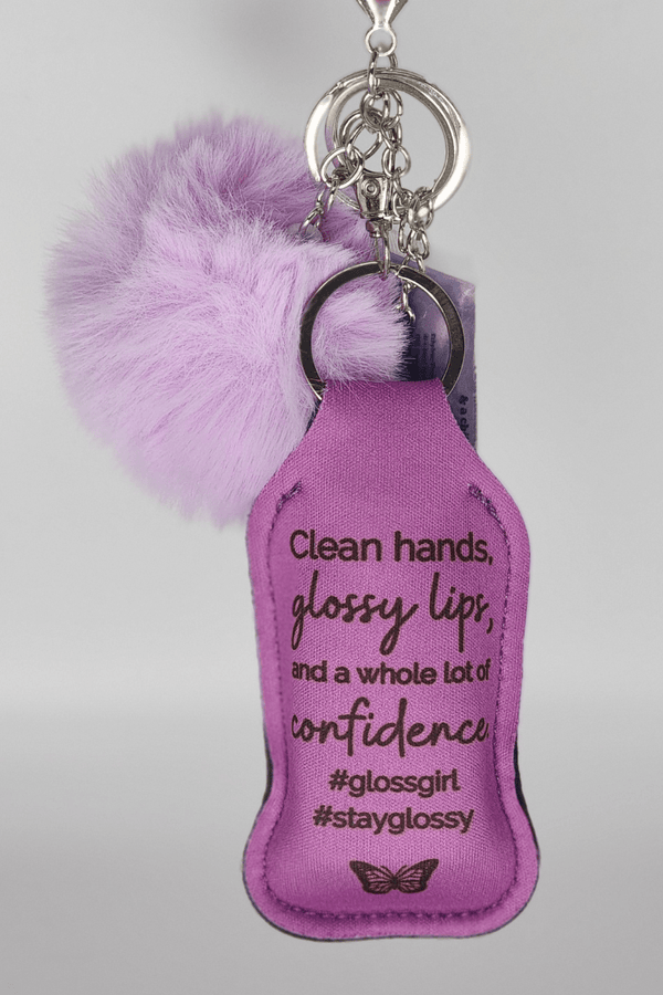 Feather Me Impressed Lip gloss Keychain