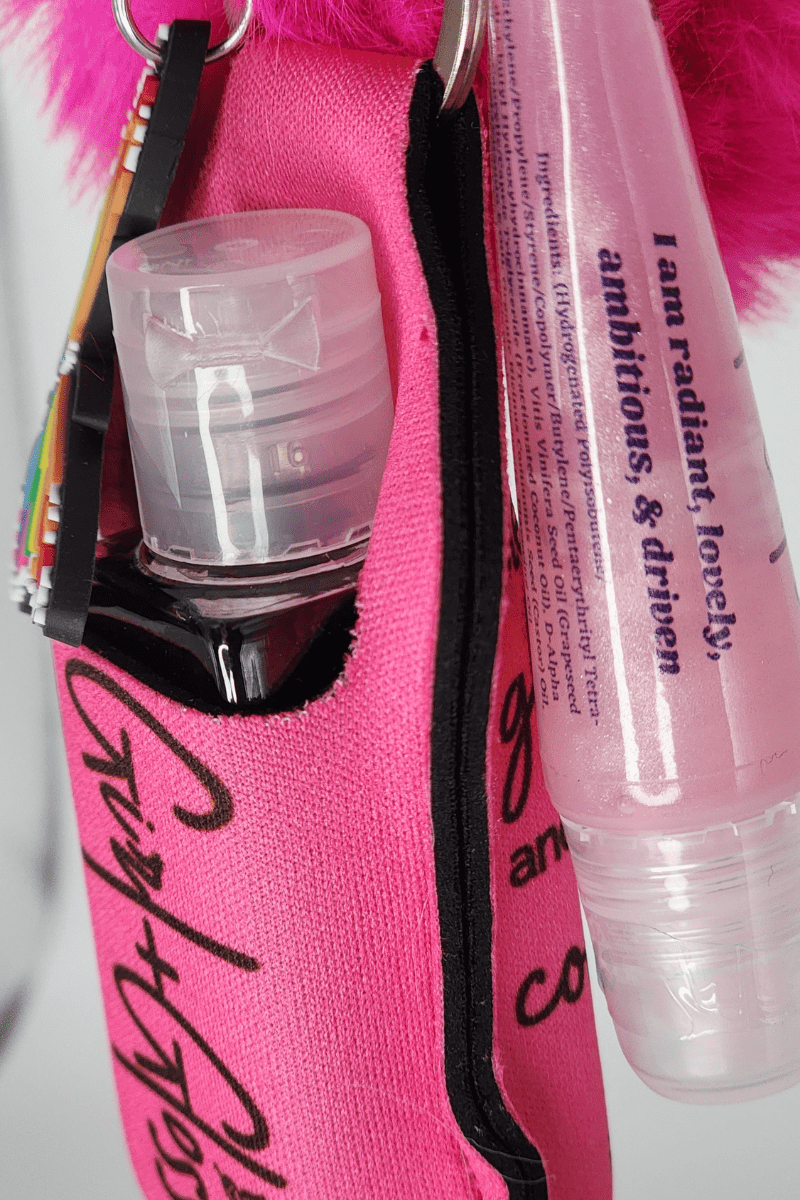 Pretty & Passionate Lip Gloss Keychain