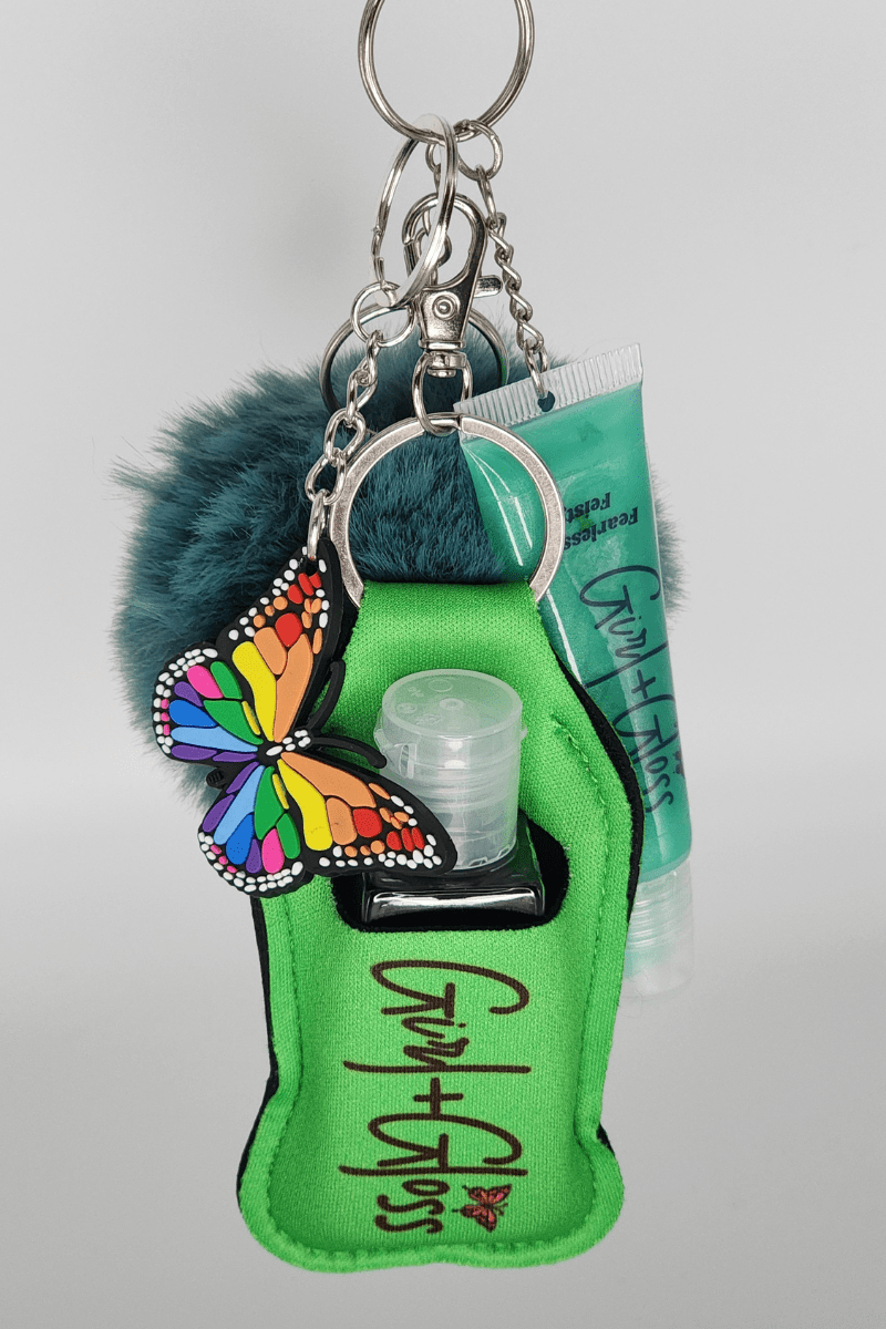 Fearless & Feisty Lip Gloss Keychain